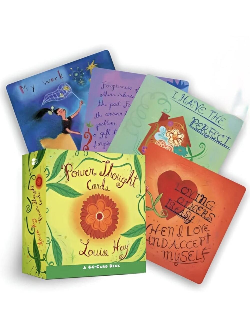 NIB Louise Hay Power Thought Cards 64-Card Affirmation Deck